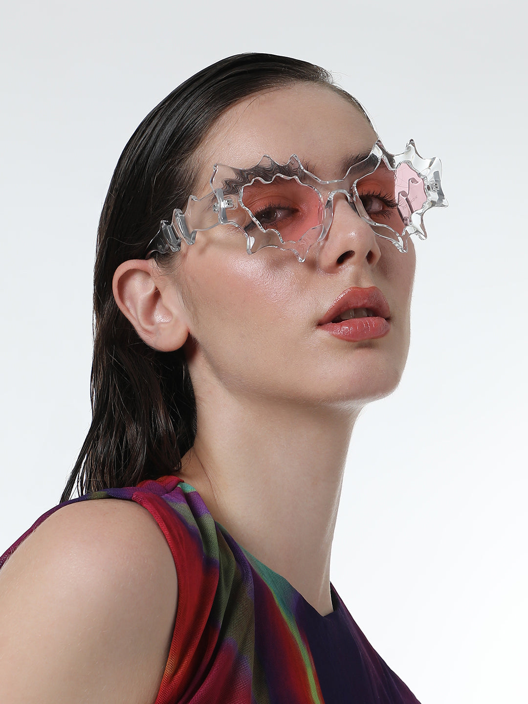 Haute Sauce The Splash Cateye Sunglasses - Ballet Pink