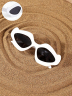 Haute Sauce The Flame Cateye Sunglasses - Daisy White