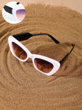 Haute Sauce The City Cateye Sunglasses - Daisy White