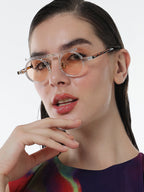 The Cirque Round Sunglasses - Transparent