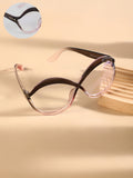 Haute Sauce The Ombre Twist Oversized Sunglasses - Midnight Black