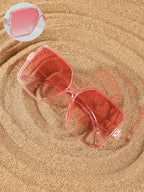 Haute Sauce The Retro Butterfly Sunglasses - Ballet Pink