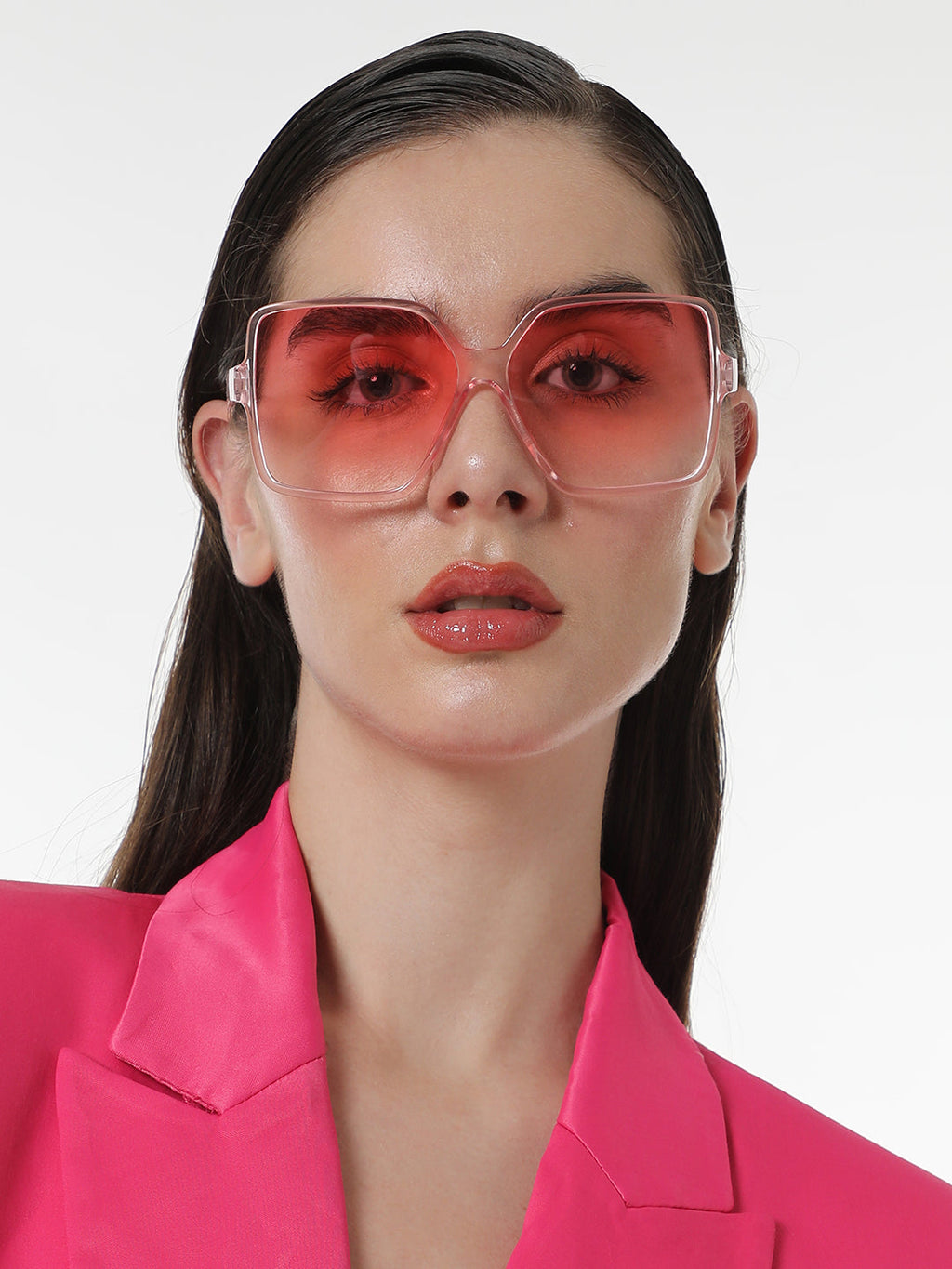 Haute Sauce The Retro Butterfly Sunglasses - Ballet Pink