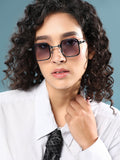 The Circuscore Gradient Square Sunglass - Onyx Black