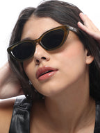 The Celeste Cateye Sunglass - Sacramento Green