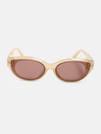 The Lemonade Cateye Sunglass - Pale Yellow