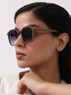 The Day-Out Wayfarer Sunglass - Mocha Brown