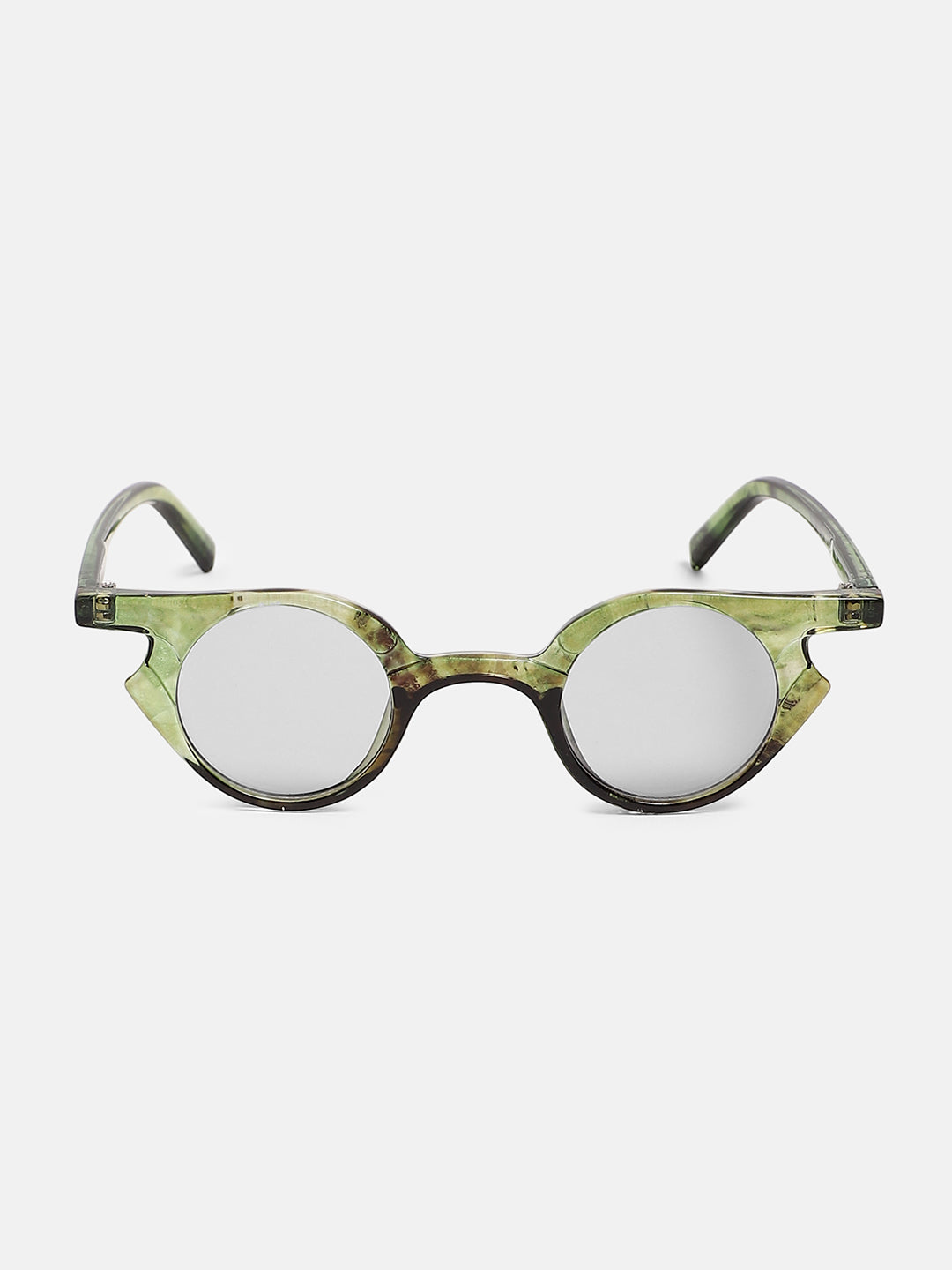 The Carnival Round Sunglass - Army Green