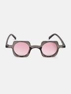 The Carnival Square Sunglass - Charcoal Grey