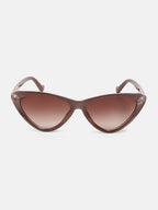 The Braganza Cateye Sunglass - Mocha Brown