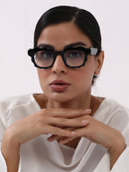 Haute Sauce The Cloud Wayfarer Sunglass - Onyx Black