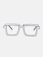 The Animated Wayfarer Sunglass - Chalk White