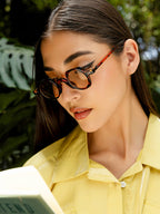 The Retro Round Sunglass-Tortoise Brown