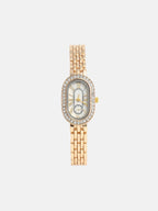 The-Embellished-Roman-Oval-Watch-With-Bangle-Bracelet-Combo