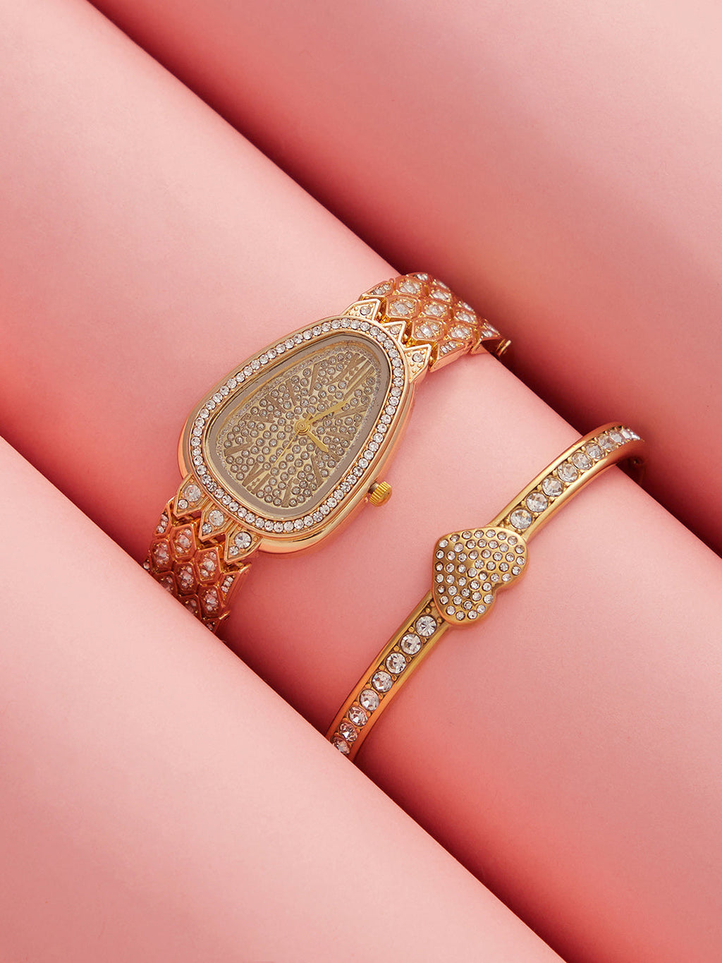 Haute Sauce The-Bijou-Serpenti-Oval-Watch-With-Bracelet-Combo