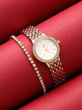 Haute Sauce The-Roman-Venin-Round-Watch-With-Bracelet-Combo