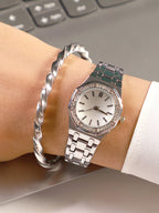 Haute Sauce The-Aetheria-Cushion-Watch-With-Bracelet-Combo