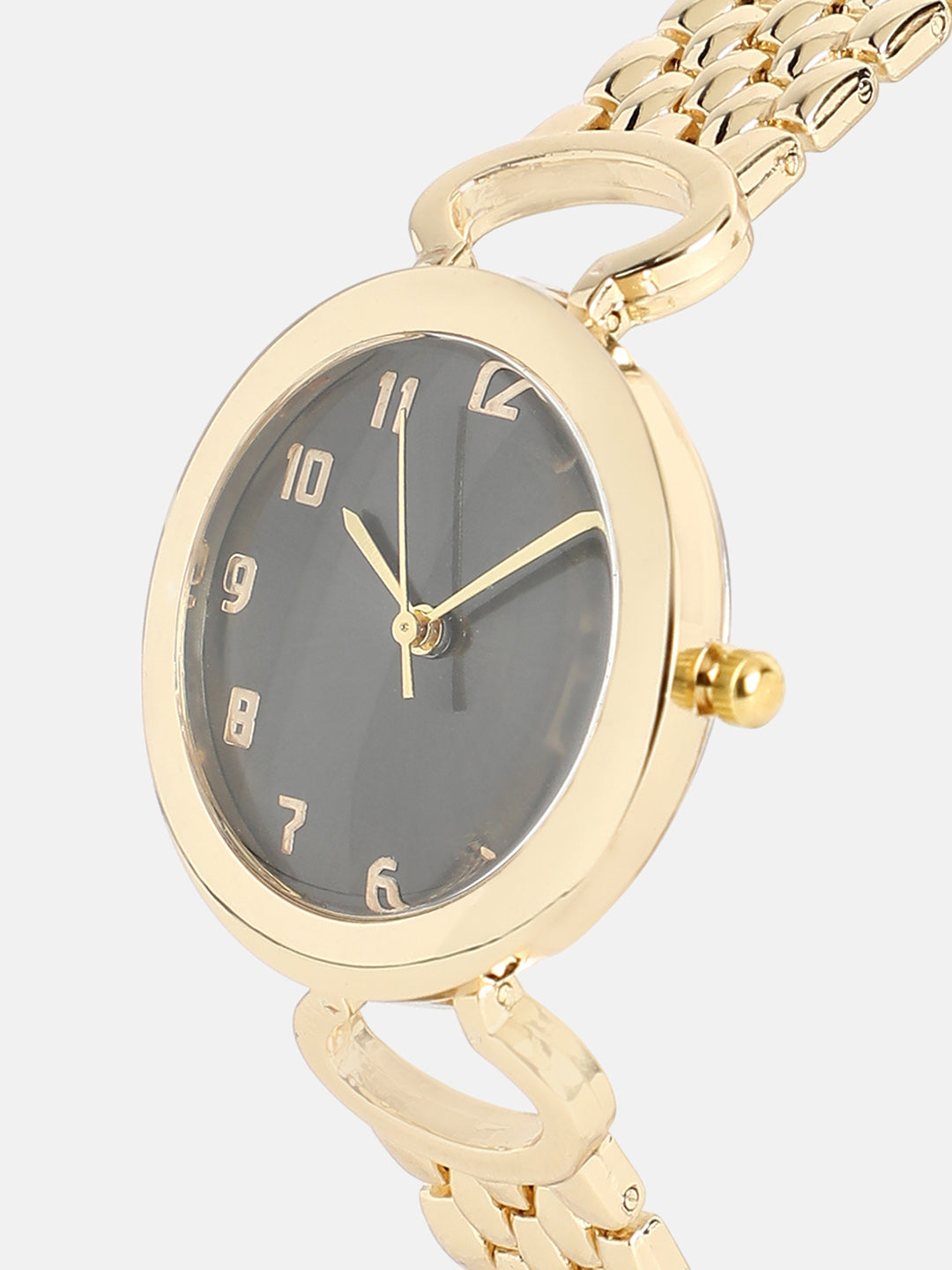 Haute Sauce The-Byzantine-Round-Watch-With-Bracelet-Combo