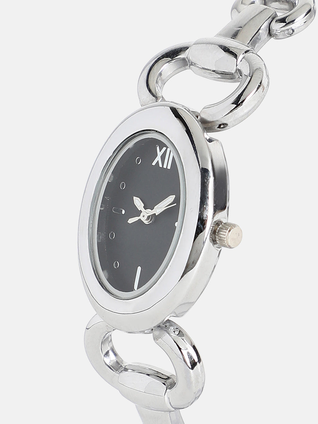 Haute Sauce The-Orb-Link-Oval-Watch-With-Bracelet-Combo
