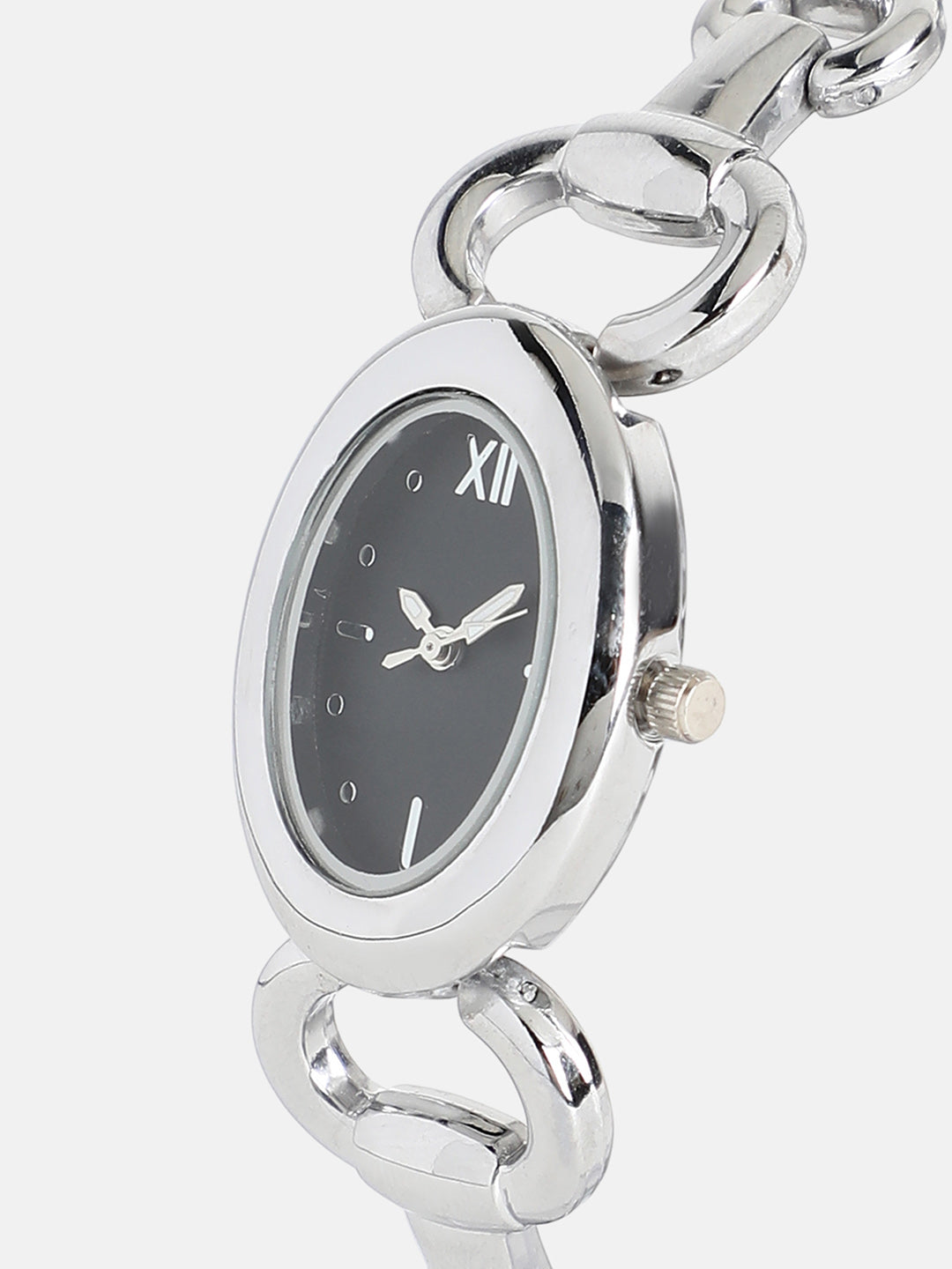 Haute Sauce The-Orb-Link-Oval-Watch-With-Bracelet-Combo
