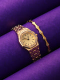 Haute Sauce The-Aetheria-Cushion-Watch-With-Bracelet-Combo