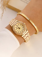 Haute Sauce The-Aetheria-Cushion-Watch-With-Bracelet-Combo
