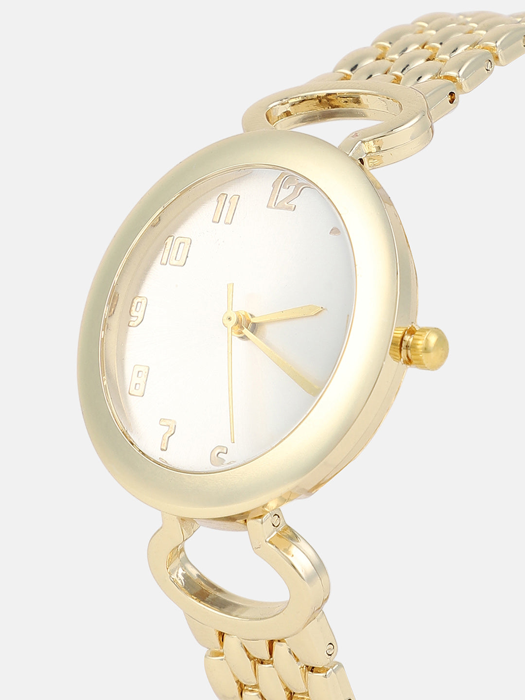 Haute Sauce The-Byzantine-Round-Watch-With-Bracelet-Combo