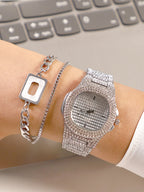 Haute Sauce The-Bijou-Cirqé-Cushion-Watch-With-Bracelet-Combo