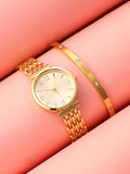 Haute Sauce The-Noé--Round-Watch-With-Bracelet-Combo