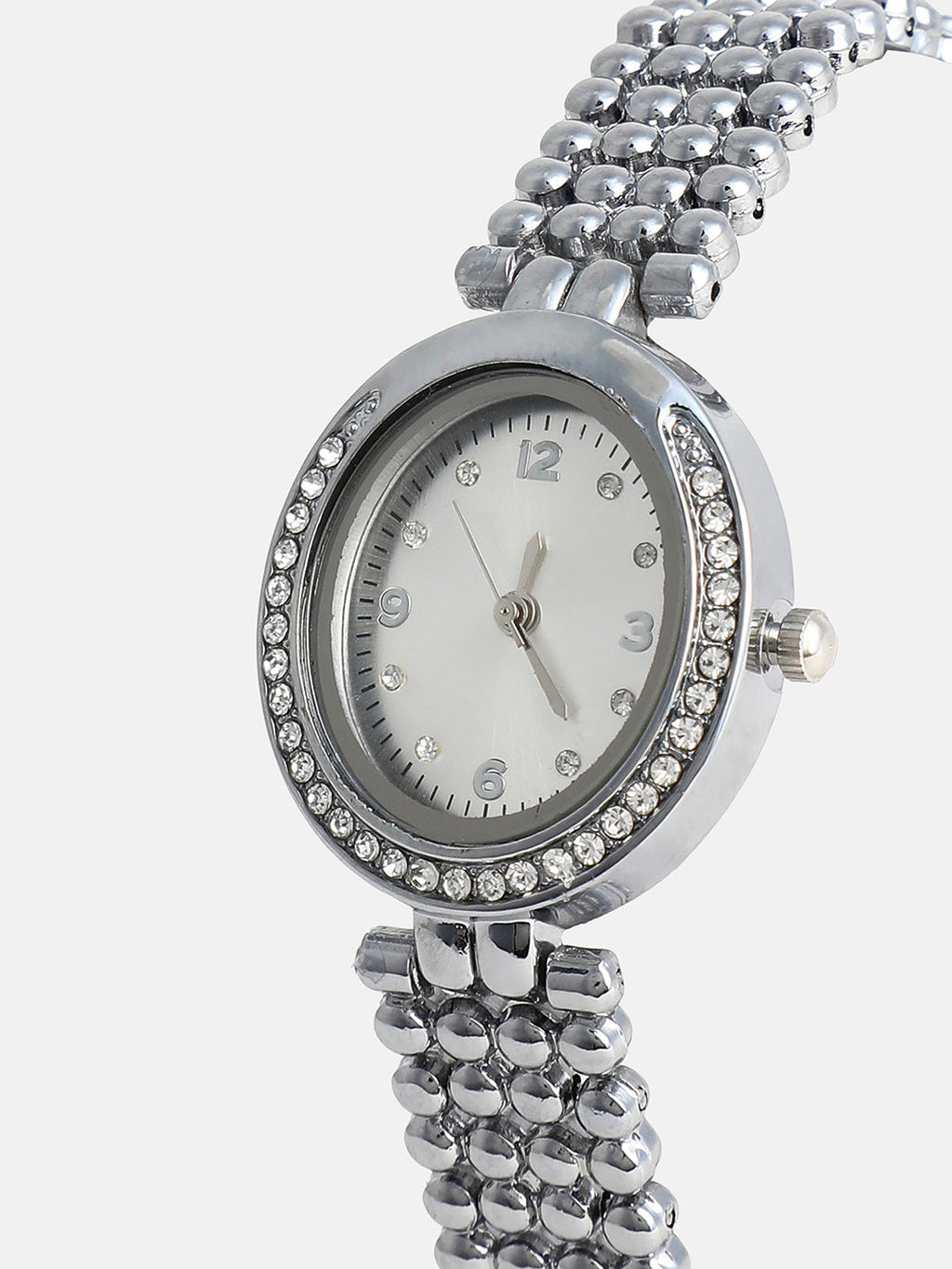 Haute Sauce The-Dotted-Oval-Watch-With-Bracelet-Combo