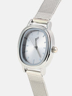 Haute Sauce The-Cosmopolis-Mesh-Rectangular-Watch-With-Bracelet-Combo
