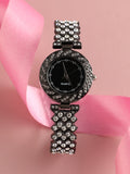 Embellished Chain Round Watch