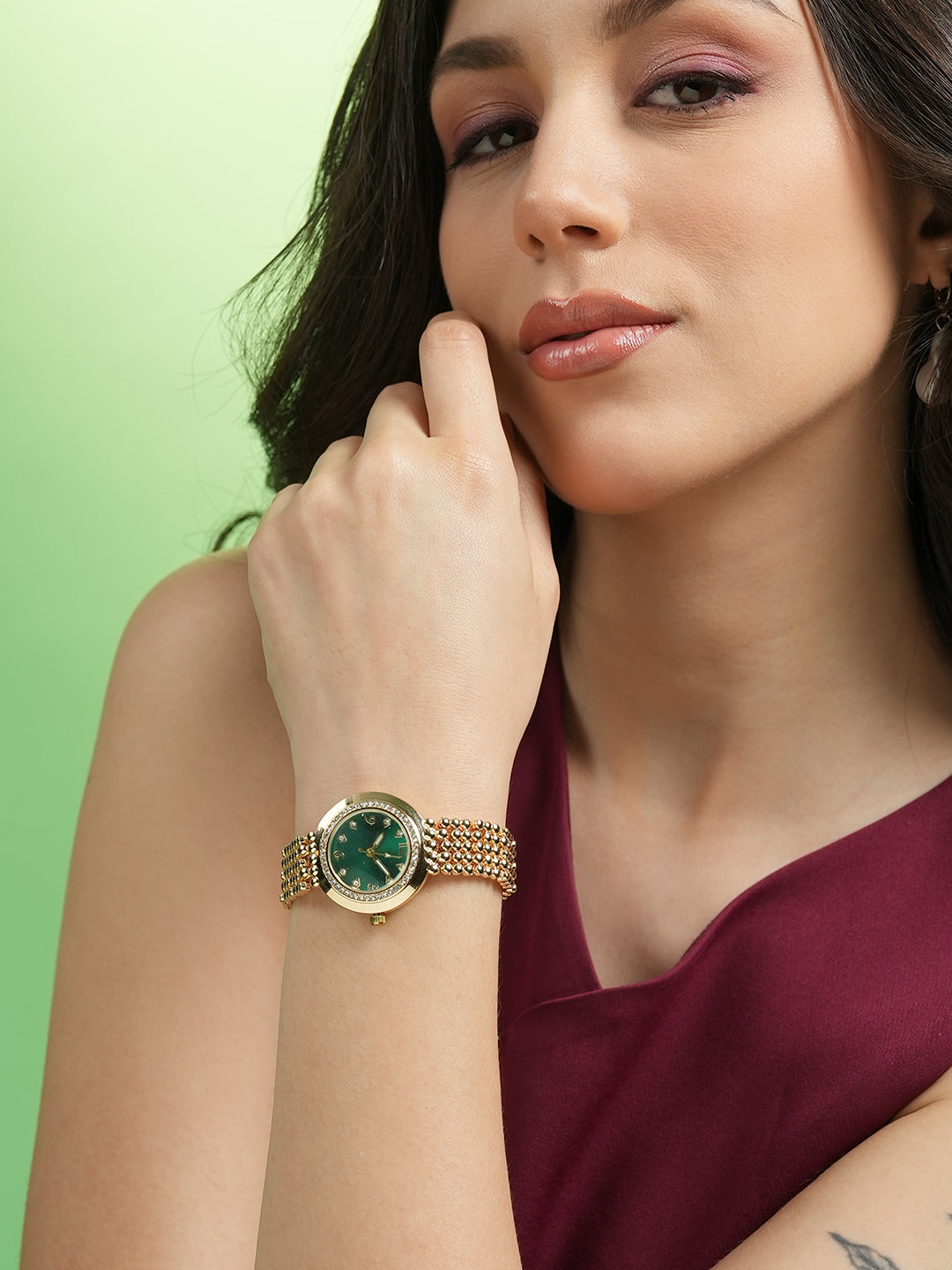 Haute Sauce The Dotted Round Watch - California Gold