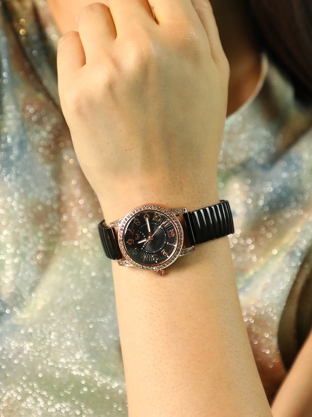 Haute Sauce The Ribbed Round Watch