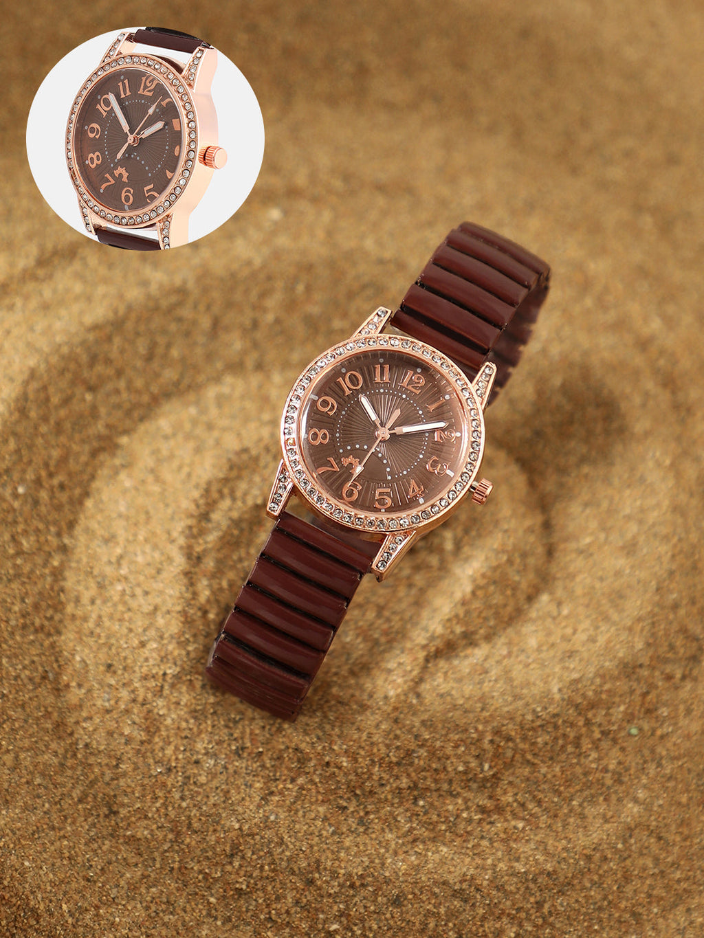 Haute Sauce The Ribbed Round Watch