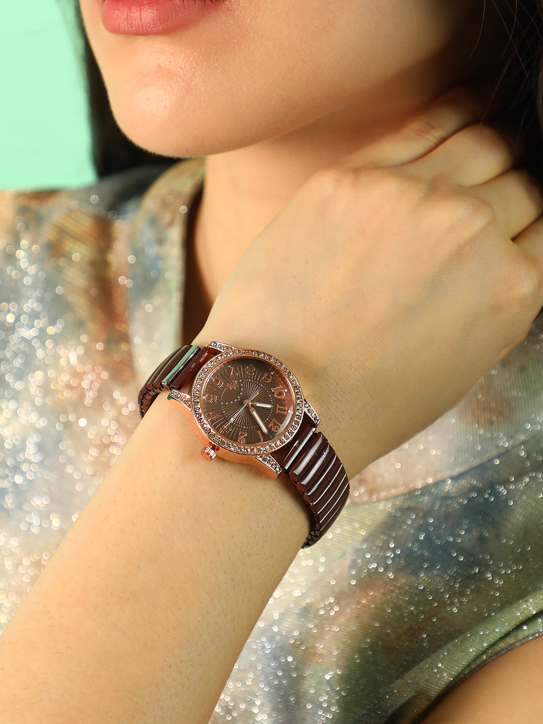 Haute Sauce The Ribbed Round Watch