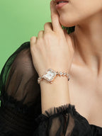 Haute Sauce The Embellished Clover Watch - Champayne Gold