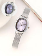 Haute Sauce The Cosmopolis Mesh Rectangular Watch - Lavender
