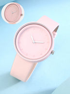 The Off-Duty Round Watch - Blush Pink