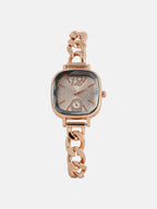 Haute Sauce The Celeste Chainlink Square Watch - Rose Gold