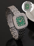 The Jolie Vortex Square Watch - Emerald Green