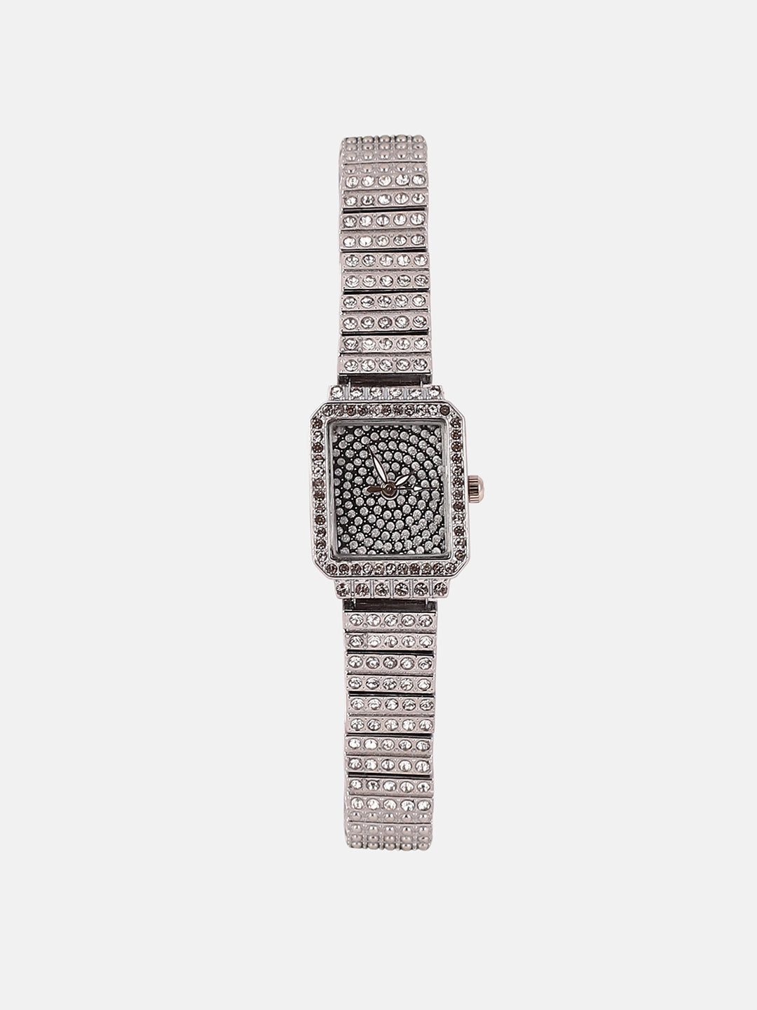 Haute Sauce The Kennedy Rectangular Watch - Metallic Silver