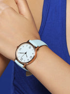 The Day-Venture Round Watch - Salt White