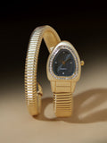 Haute Sauce The Aurelia Gem Wrap Oval Watch -  Rose Gold