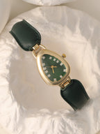 The Olive Designer Watch - Dark Black
