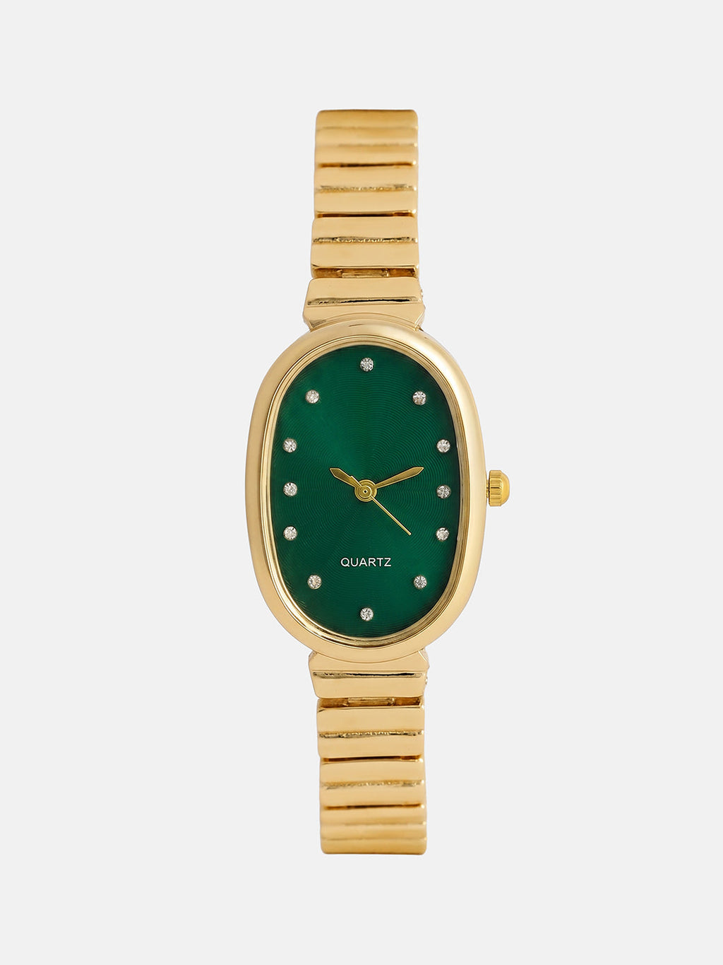 The Emerald Oval Watch - Royal Gold