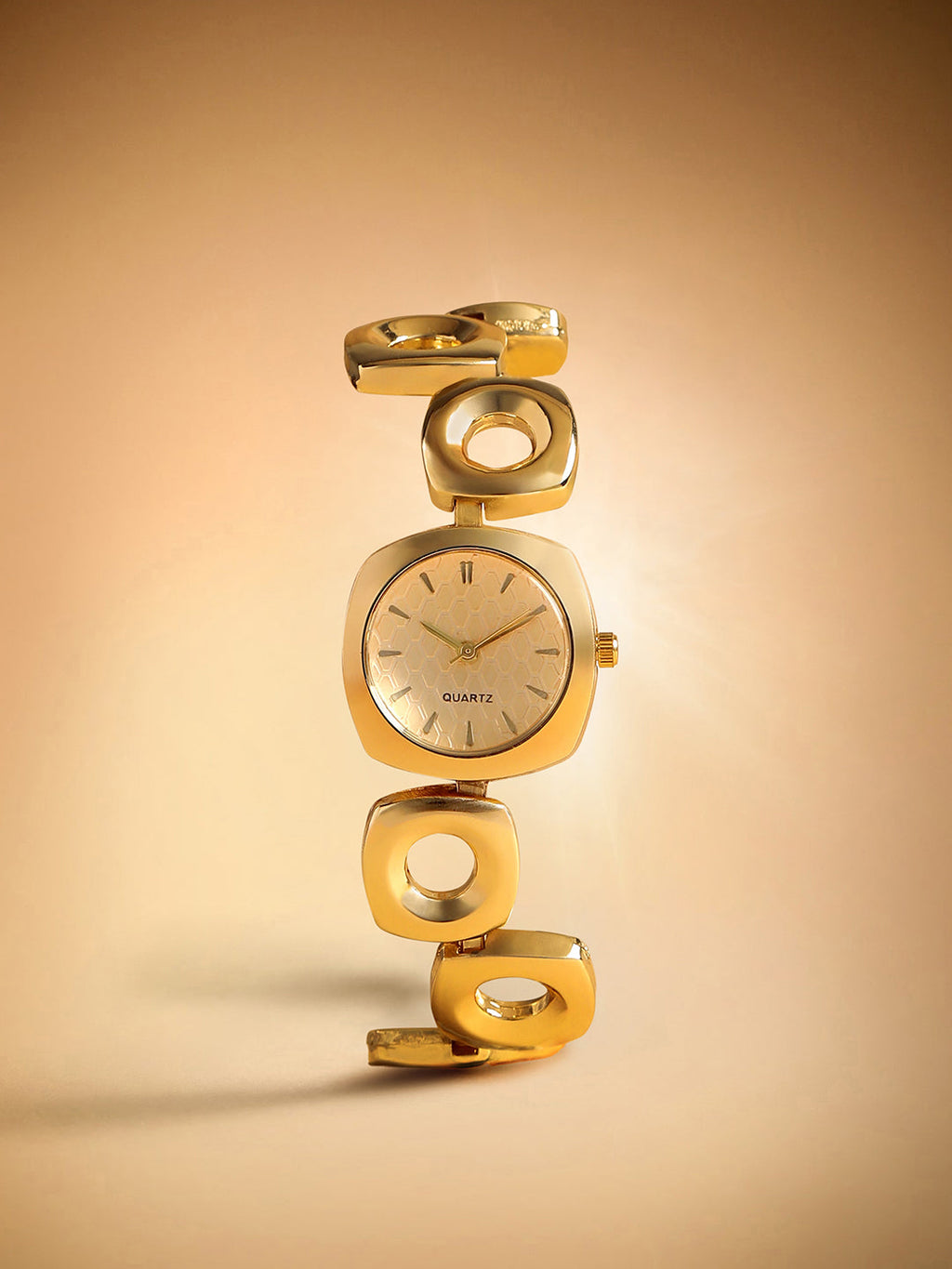 The Classic Circle Watch - Ivory Gold