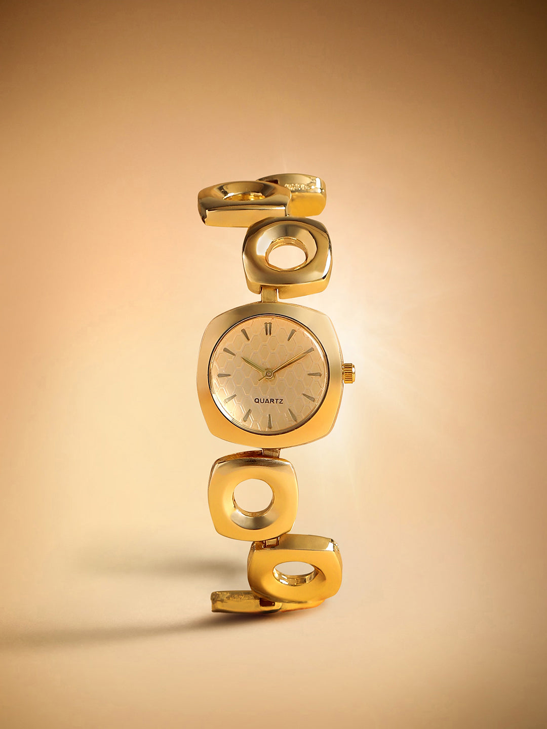 The Classic Circle Watch - Ivory Gold