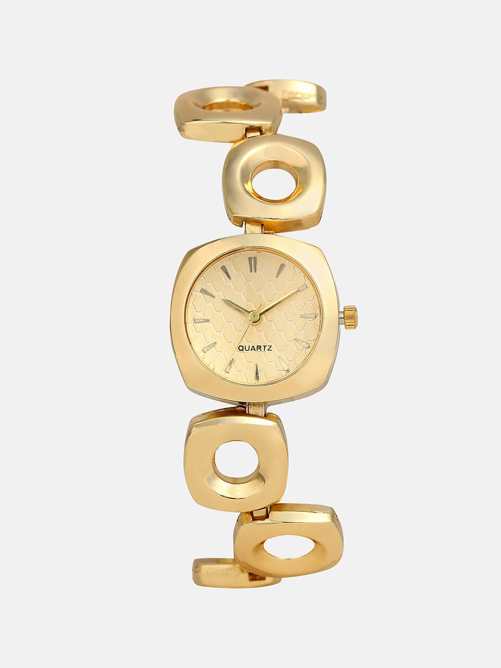 The Classic Circle Watch - Ivory Gold