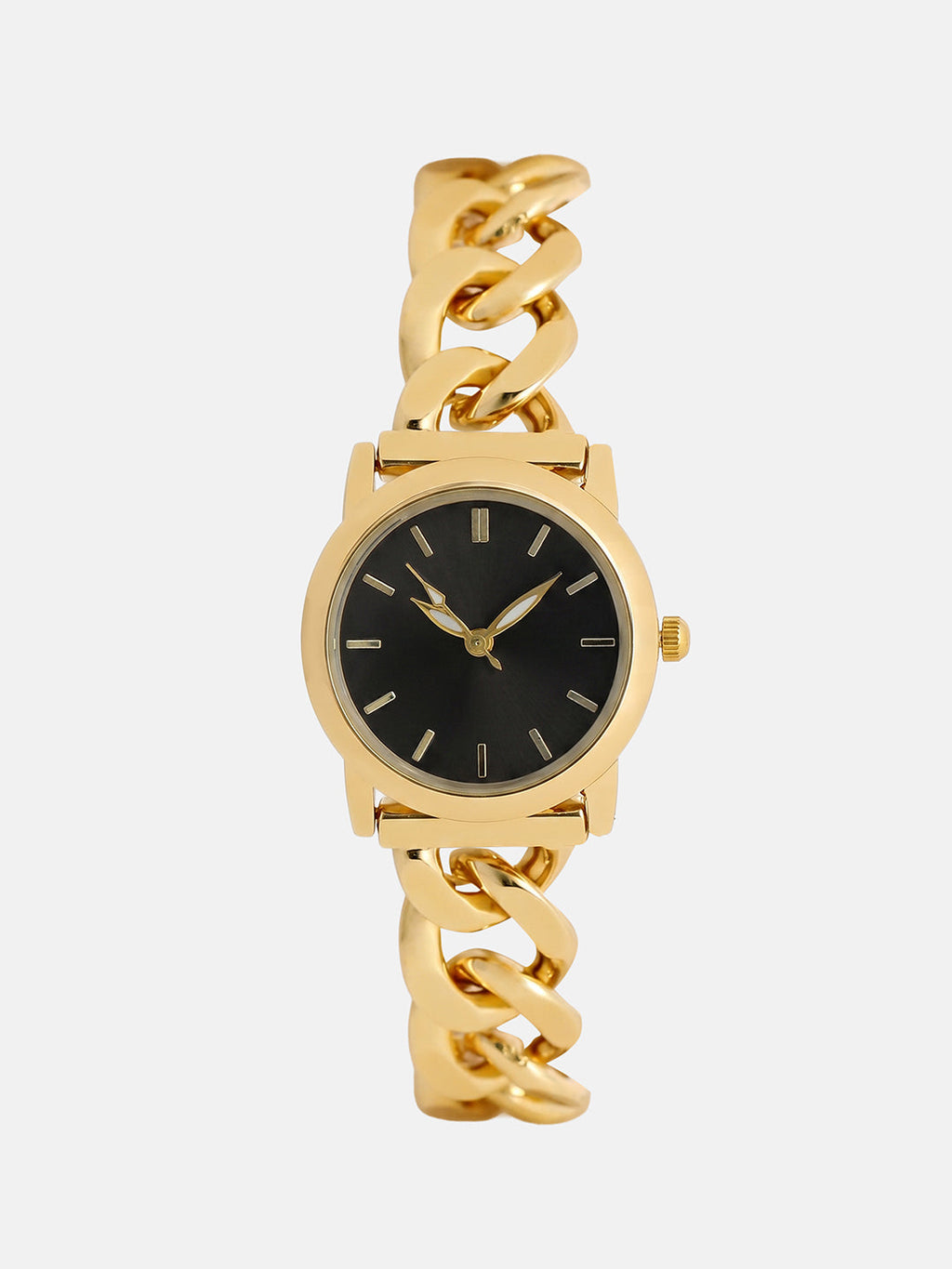The Noir Classic Watch - Gold